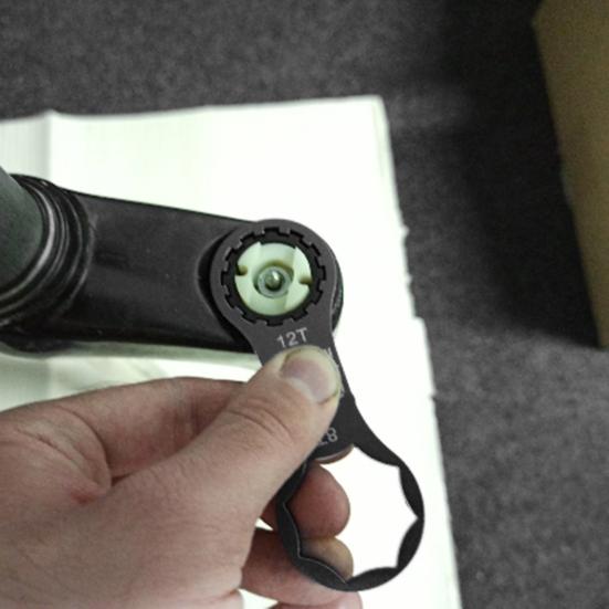 Sturdy Fork Cap Wrench Heat Treatment Anti-corrosion Lightweight Front Fork Repair Tool for Home