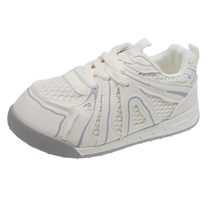 

Ugly cute thick-soled breathable mesh German training shoes women s 2025 new retro color matching versatile sports and leisure Forrest Gump shoes 40 белый