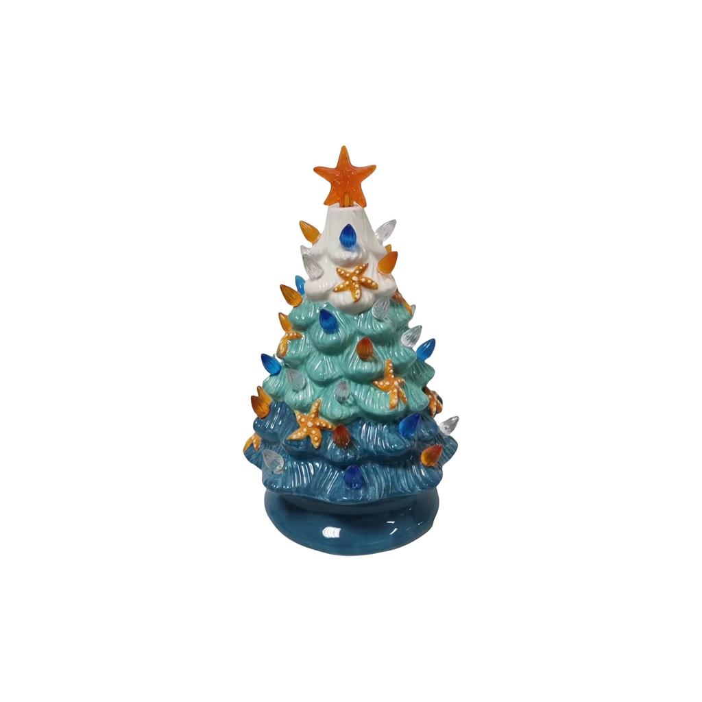 Ocean Theme Decorative Light Rising Tree LED Desktop Crafts, Ocean Tree Bedside Night Light