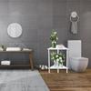 Modern Triangulum Shower Shelf 2 Layer Waterproof Bathroom Organizers With No boring Installation