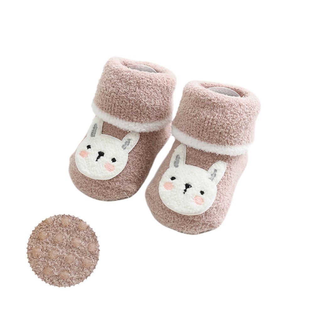 

Thick Bear Rabbit Autumn Winter Crocodile Mid Tube Socks Cartoon Toddler Socks Baby Socks Infant Indoor Socks Bbay Floor Socks S