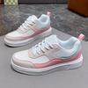 TUINANLE Sports Shoes for Women Lace Up Casual Leather Platform Sneakers Female Breathable Running Shoes