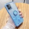 KADEM Für Motorola Moto G72 5G Hülle Ring Ständer Glitzer TPU Handyhülle