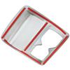 Car Rear Water Cup Holder Protection Cover Trim For Honda Accord  ABS Carbon Fiber Rear Drain Cup Cover Accessories