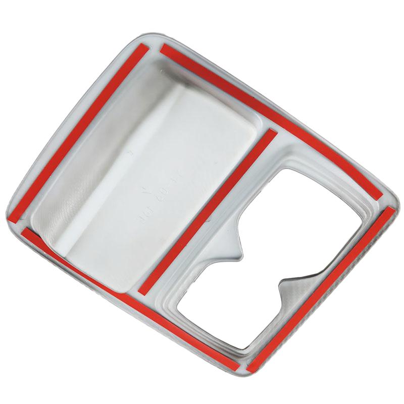 Car Rear Water Cup Holder Protection Cover Trim For Honda Accord  ABS Carbon Fiber Rear Drain Cup Cover Accessories