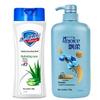 Safeguard Aloe Vera Body Wash and Rejoice Anti-Dandruff Shampoo Set
