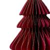 Christmas Honeycomb Paper Ornaments for Hanging on The Tree, Boho , Neutral, Foldable with Glitter