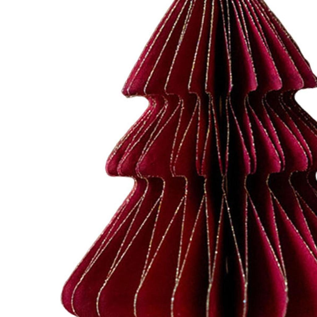 Christmas Honeycomb Paper Ornaments for Hanging on The Tree, Boho , Neutral, Foldable with Glitter