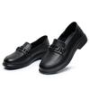 Loafers Women'S Shoes Fashion Casual Shoes Comfortable Soft-Soled Single Shoes One-Pedal Leather Shoes