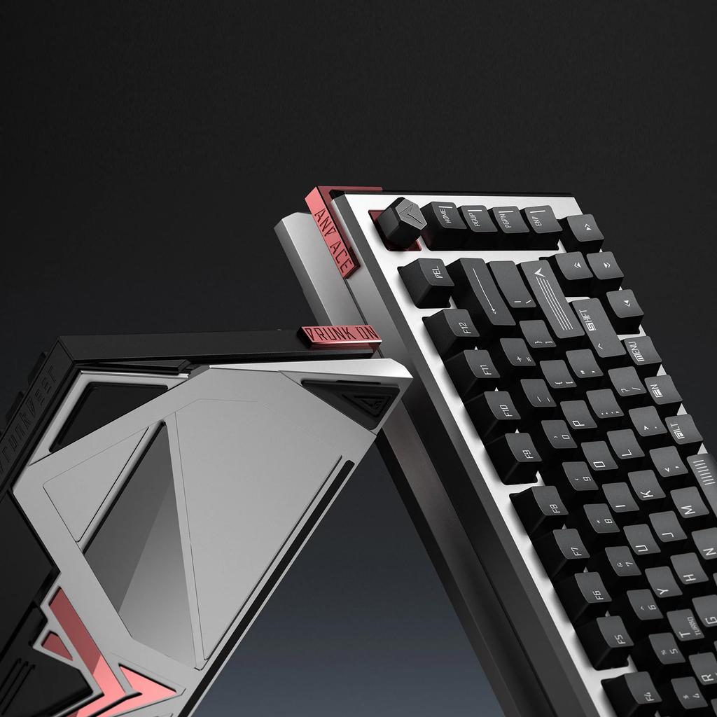 DrunkDeer A75 Ultra Rapid Trigger eSports Gaming Keyboard with Magnetic Switches Adjustable Actuation RT Plus RT Match 8K Black Qian Switch Keyboard,