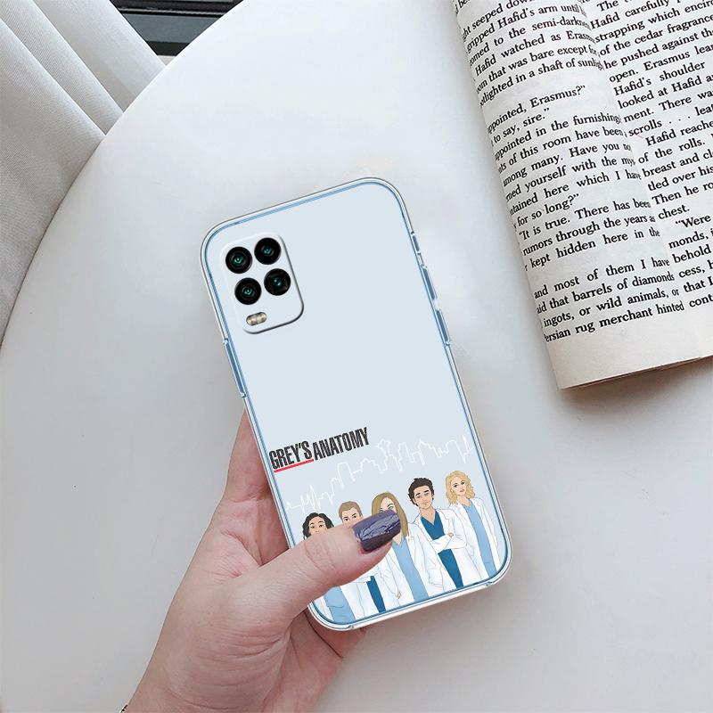 Grey's Anatomy Transparent Phone Case for Motorola Moto G7 G8 G9 G84 G85 G73 G24 G15 Z2 Play Power Plus
