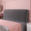 Super Soft All -Inclusive Quilted Bed Head Cover Solid Color Thicken Velvet Headboard Cover Washable Bed Back Protector Covers