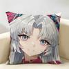 Wuthering Waves Carlotta Cushion Cover Natural Linen Organic Fabric DoubleSided Printing Room Sofa Decor Pillow Case