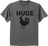 Offensive Funny Rude Adult Humor T-shirt Mens Graphic Tee Huge Rooster