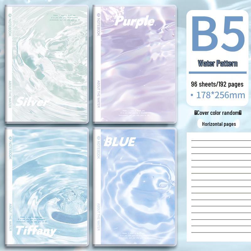 A5 Portable Thickened Notebook with Plastic Cover - Ideal for Students and Office Use
