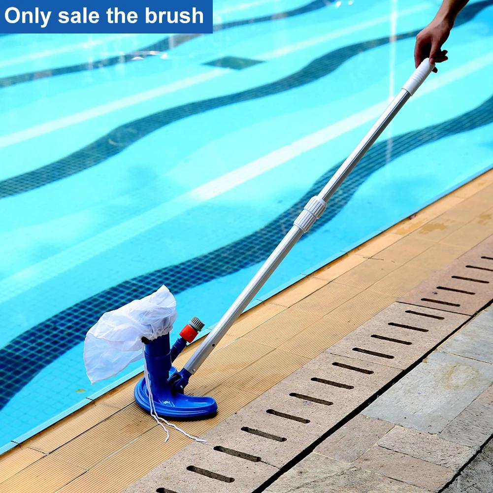 Swimming Pool Vacuum Cleaner Brush Vacuum Curved Suction Head Swimming Portable Half Moon Swimming Pool Jet Cleaning Tool