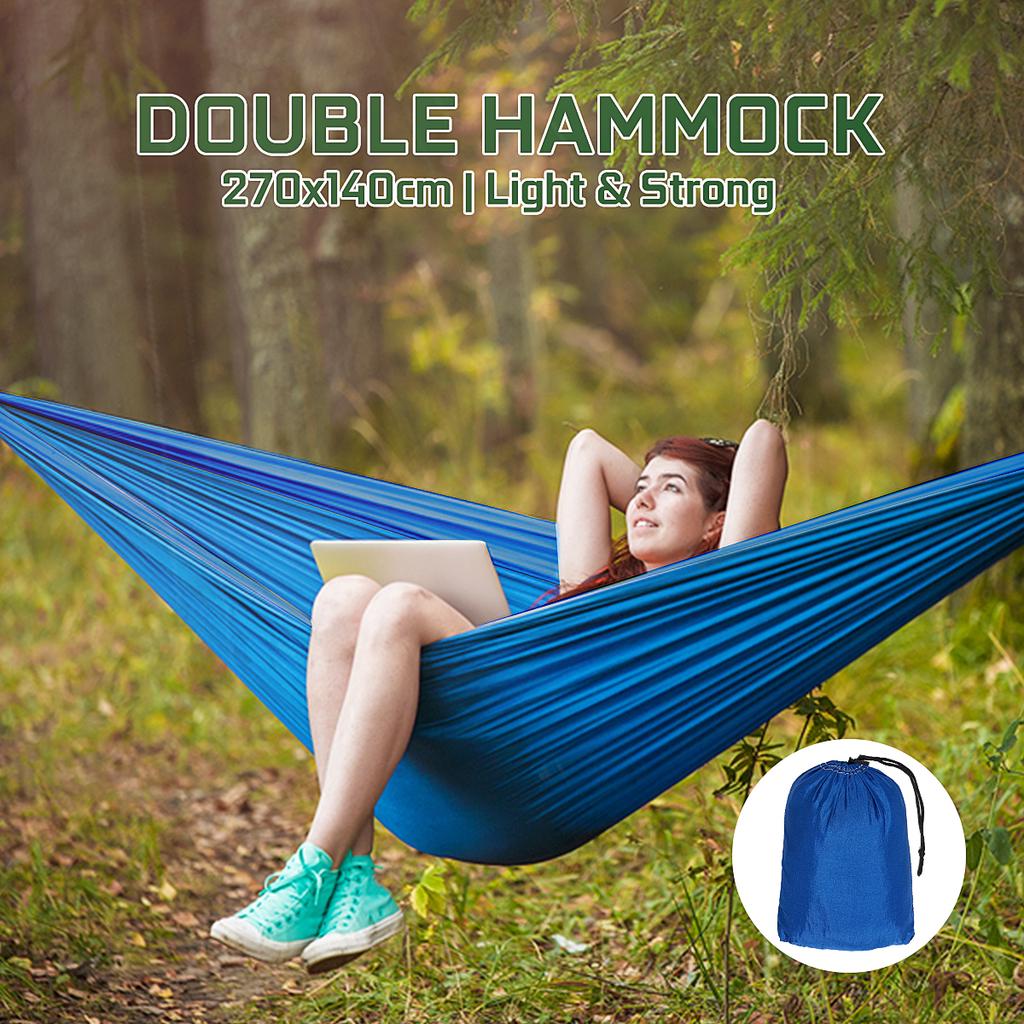 Buy Nylon Color Matching Hammock Sleeping Hammock Backpacking Outdoor