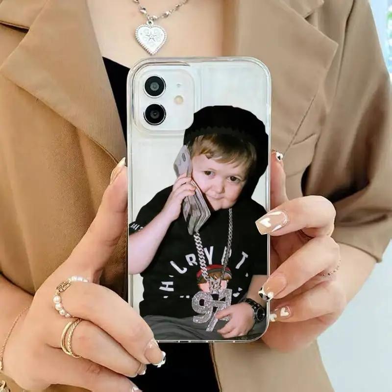 

Funny Hasbulla Phone Case For iPhone 11 12 13 14 15 16 Pro Max XR X XS Mini 8 7 Plus SE 2020 TPU Clear Case iphone 12 pro