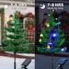 Christmas Tree Lights Solar Waterproof IP65 Durable Outdoor Decoration Lawn Balcony Easy Installation No Wiring Christmas Decora
