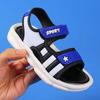 Boys Large Size Non Slip Casual Lightweight Sandals Children's Summer Sandals Kid's Soft Sole Flat Outdoor Sandals