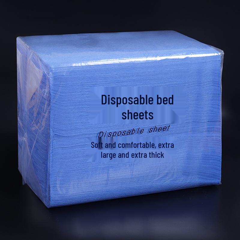 Waterproof Disposable Massage Bed Sheets with Hole, Oil-Proof, Thickened, Non-Woven, Breathable, 100 Pack