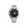 CASIO Men Liquid Crystal/Analog Dual Display Series Black Watch GA-2100-1A-