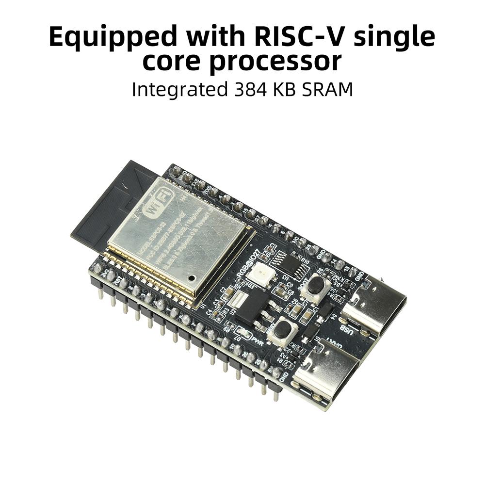 ESP32C5-H4 Development Board Dual Frequency 2.4G 5GHz WiFi Module With Pin N4 4MB Flash WIFI 6 CH340 32PIN ESP32C5