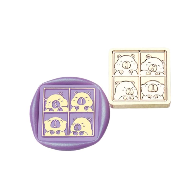 Butterfly Wax Seal Stamp Brass Head Winter Themed Sealing Waxed Stamp for Invitation Card Scrapbooking Decorations