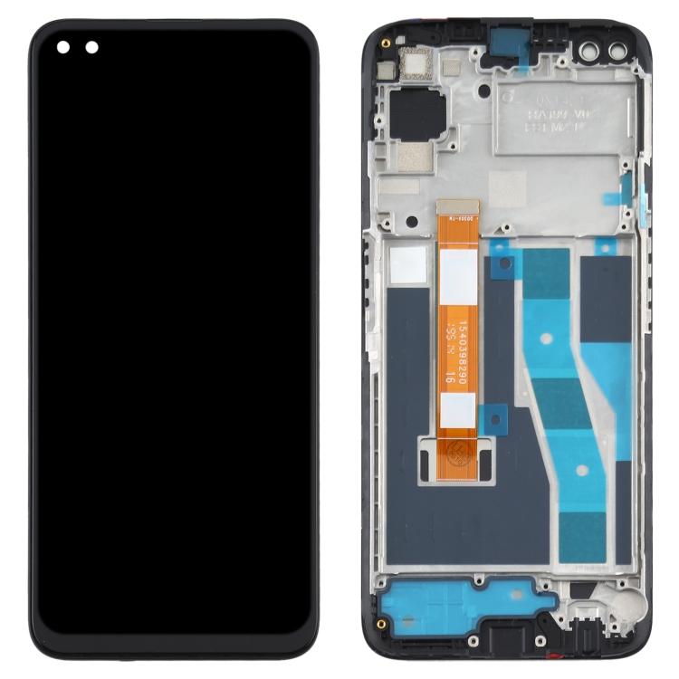 

OEM LCD Screen and Digitizer Assembly+Frame Repair Part for Realme 6 Pro Black