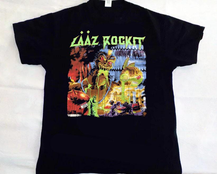 SALE Laaz Rockit Band T-shirt Black Unisex T-shirt classic style men women Unisex T-Shirt S