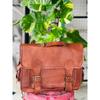 Men's Authentic Leather Vintage Messenger Laptop Bag Briefcase