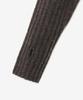 NOIRER FOR WOMAN Camel Slim Fit Ribbed Sweater (Brown)