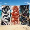 Oriental Dragon Fashion Towel For Outdoor Camping Beach Towel Super Absorbent Quick-Drying Summer Towel