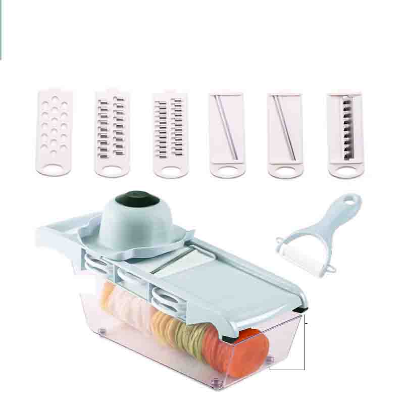 Patatas Rectangulares Ralladas, Verduras Ralladas, Cortador de Verduras para Cocina Doméstica