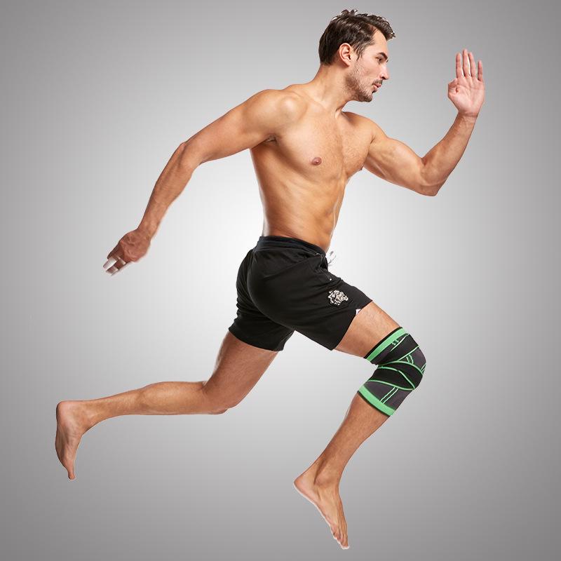 Breathable 3D Compression Nylon Knee Pads for Running, Cycling, and Basketball