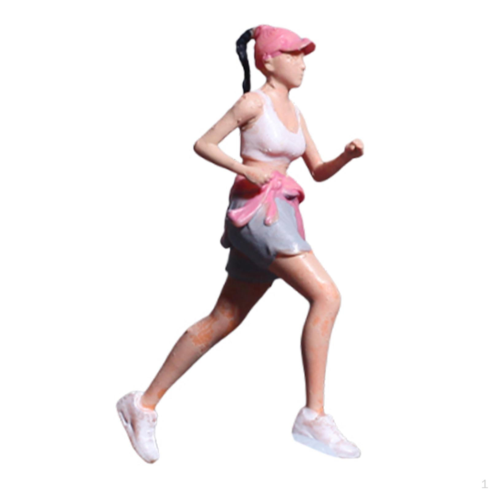 

Модель женской фигуры в масштабе 1/64, миниатюрный архитектурный элемент для сцены running