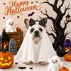 Breathable Dog Ghost Cape Spooky Pet Cosplay Clothes Funny Pet Transformation Costume  Party