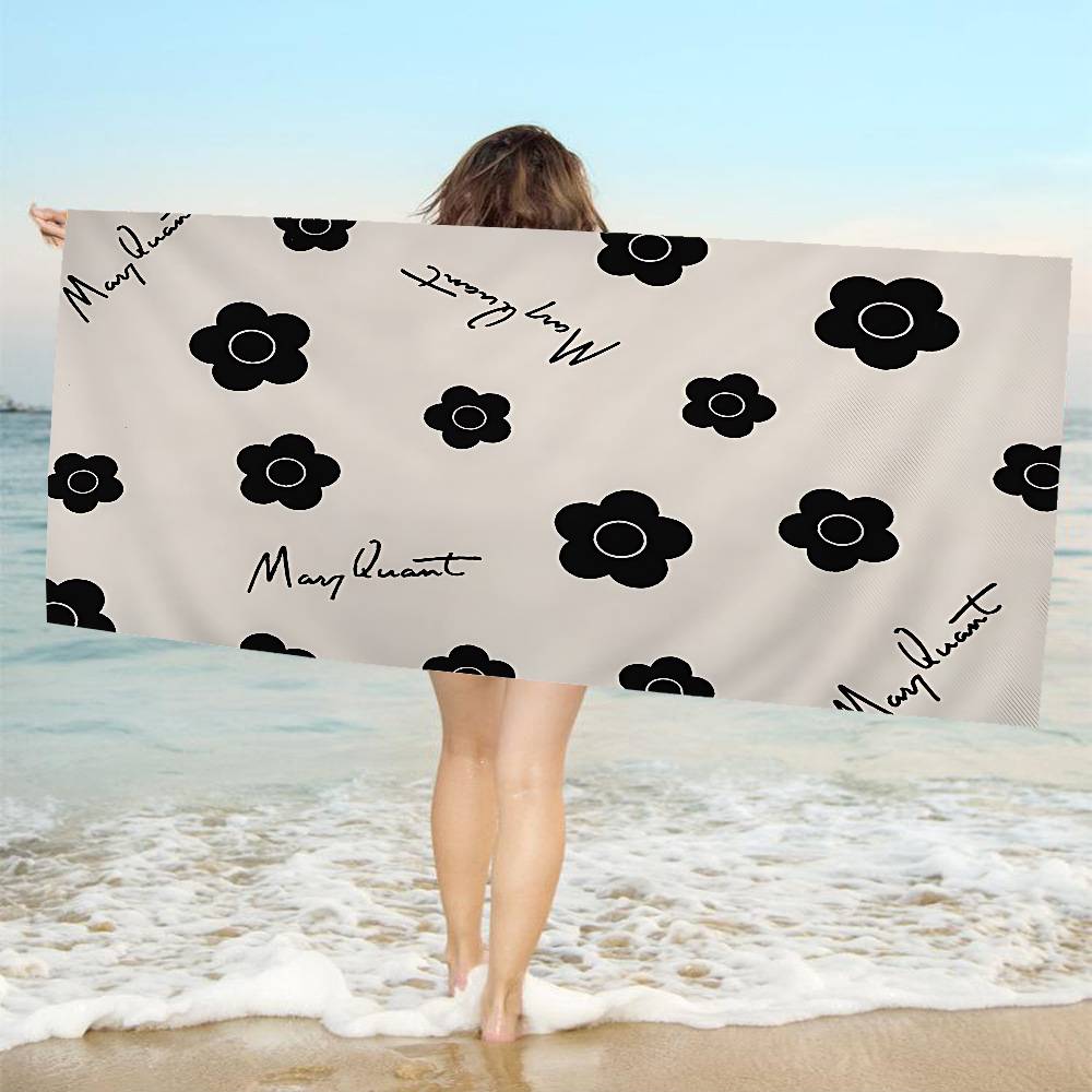Fashion M-Mary-Q-Quants Bath Towel Microfiber Soft Water Absorbing Breathable For Girl Kids Decorative Cartoon Beach Towel