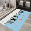 Funny P-Pingu Cute Cartoon Hallway Carpet Washable Non-Slip Living Room Sofa Chairs Area Mat Kitchen Doormat Area Rug