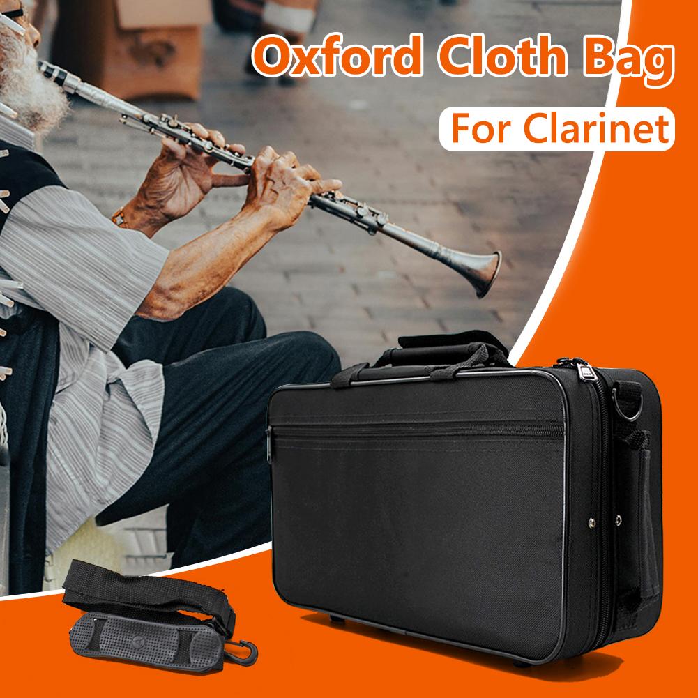 Clarinet Case Oxford Cloth Clarinet Gig Bag with Shoulder Strap Storage Bag Clarinet Protection Accessories