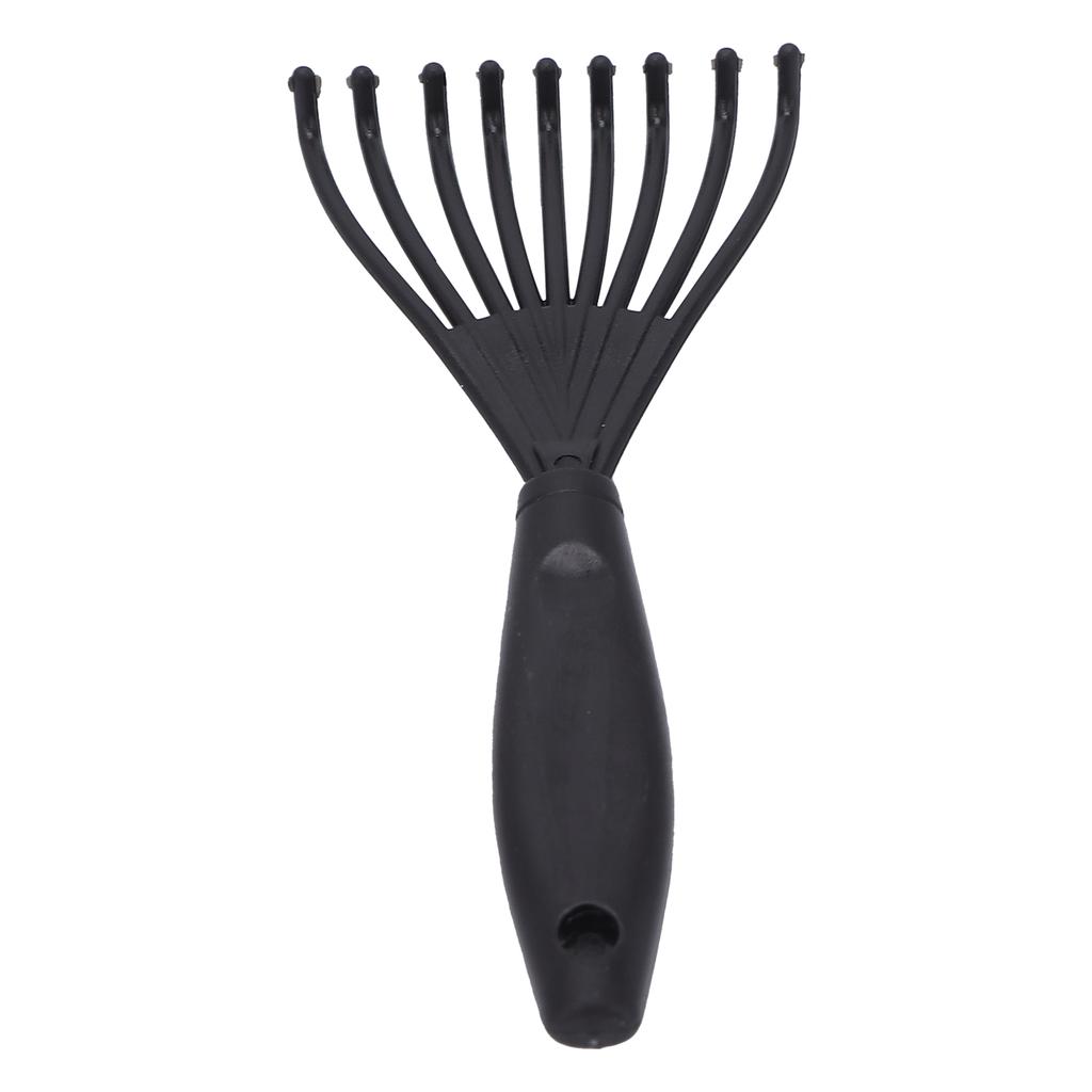 Plastic Rake Hair Comb Cleaner Hair Dirt Remove Comb Brush Cleaning Tool for Home Salon Black