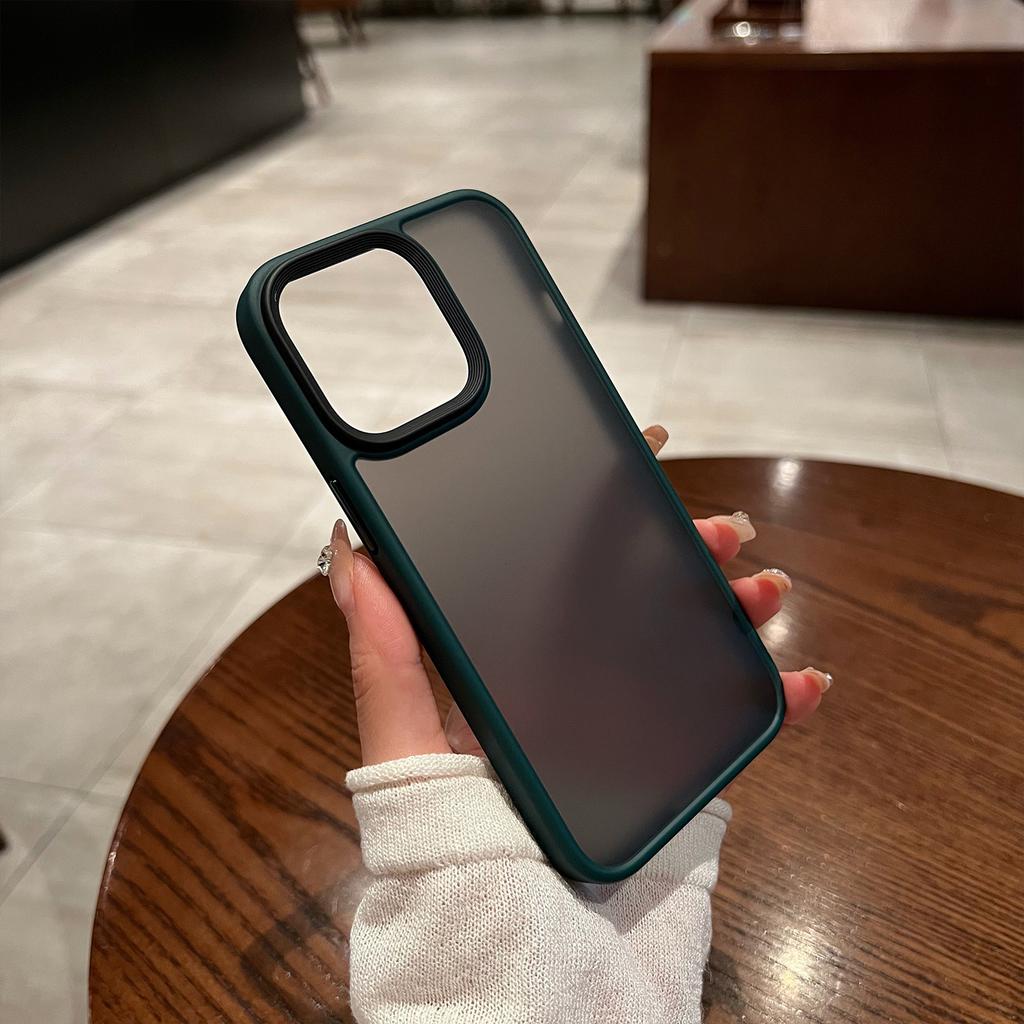 Applicable To IPhone17ProMax Phone Case Skin Matte Translucent Apple 14 Full Cover 15 Drop Protection Case