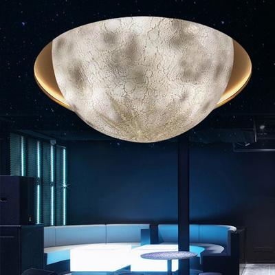 Lámpara de Luna Lámpara de Techo Lámpara de Planeta Hemisferio Cóncavo Lámpara de Luna Decoración