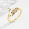 925 Sterling Silver Ring Open Adjustable Silver/Gold Ring Fashion Exquisite Student Girlfriend Jewelry Accessories Wedding Party