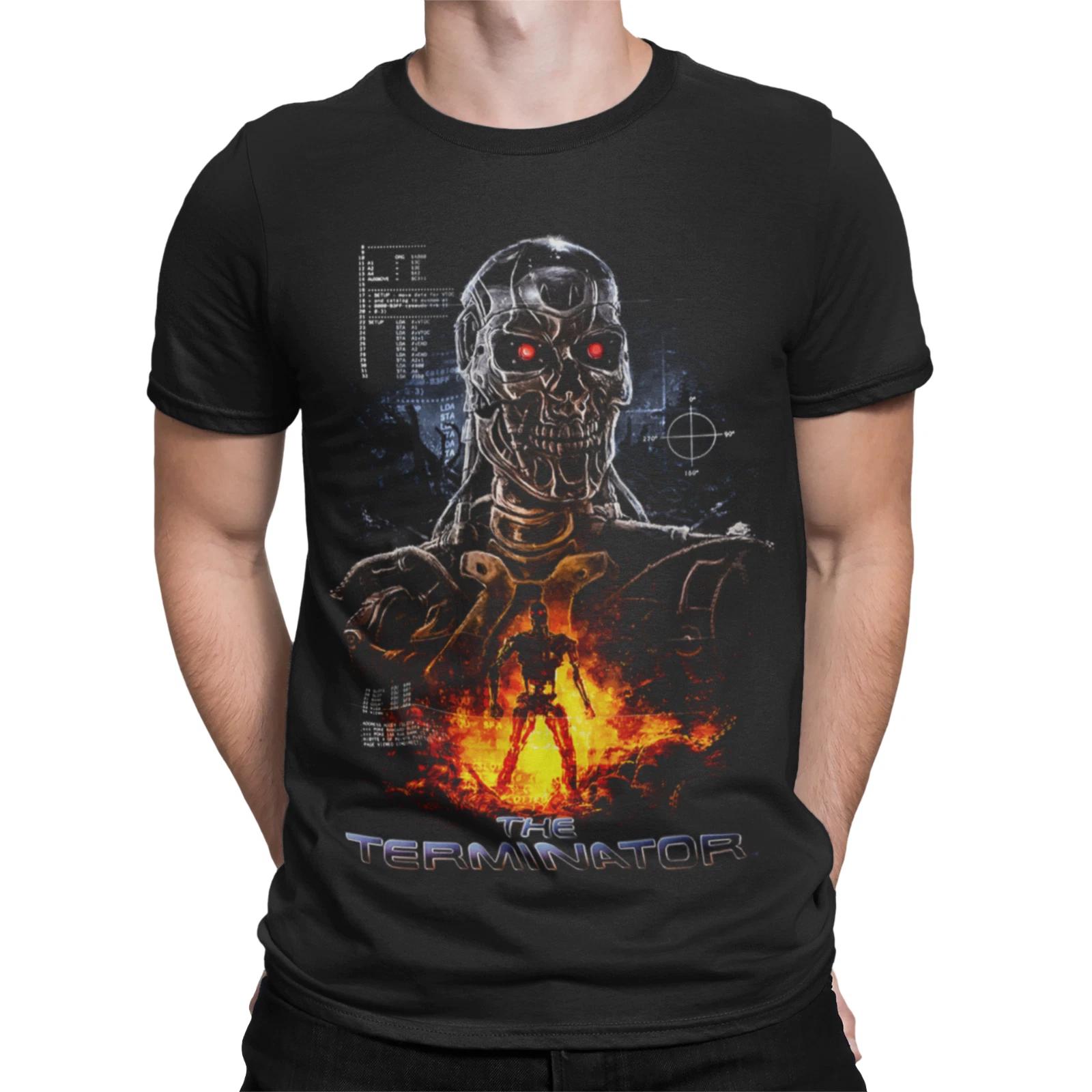 the terminator horror Christmas birthday sci fi film movie t shirt M