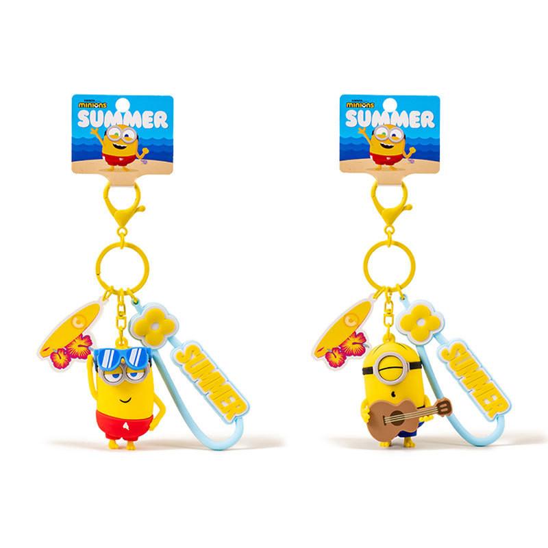 Minions Time Summer Keychain Pendant With Cartoon Characters For Bag Key And
