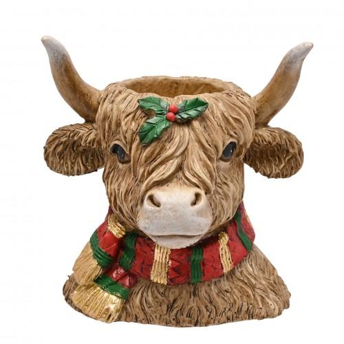 Highland Cow Tealight Holder