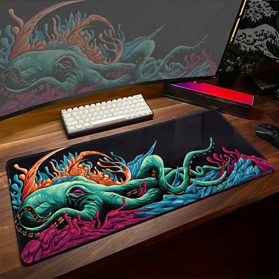 Large Monster Mouse Pad Kawaii Accessories Desk Pads Keyboard Gaming Mat XXL Pc Desk Gamer Office Setup Mousepads