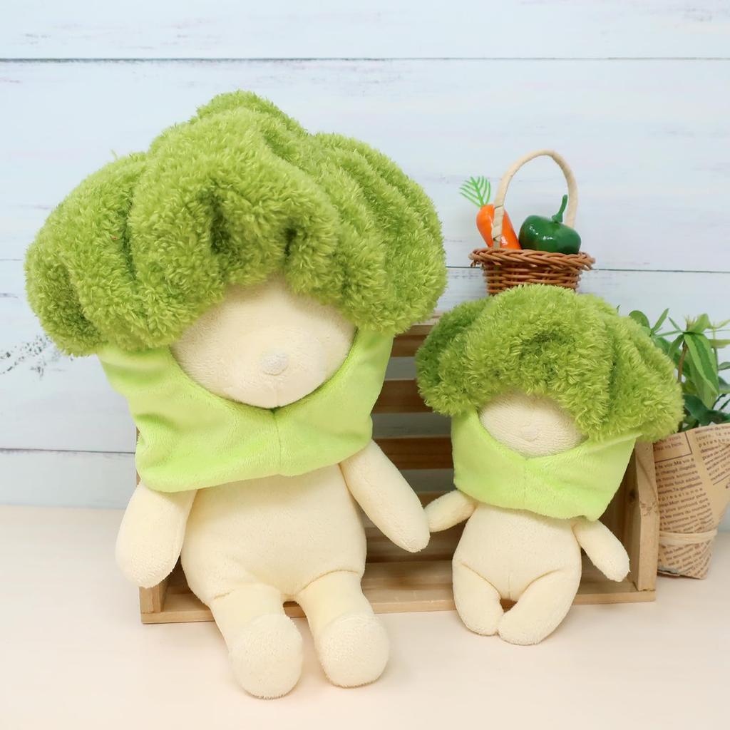 [Naito Design Institute] Plush Costumer Vegetable Series Broccoli M Plush Clothes Fits Plush Toys: Head Circumference Approx. 31cm  Waist