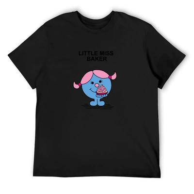 Little Miss Baker T-Shirt Oversize T-shirts Man Tshirts Personalised Korean Fashion Anime T-shirt Clothing for Men